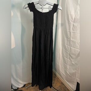 Black Princess Polly dress - gauze feel-‎ light and summery size 2